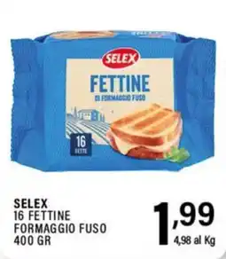 Gecop Selex fettine formaggio fuso offerta
