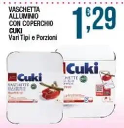 Sidis mini Vaschetta alluminio con coperchio Cuki offerta