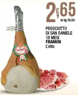 Sidis mini Prosciutto di San Daniele Framon offerta