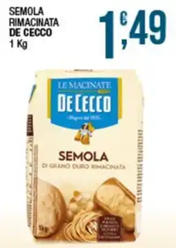 Sidis mini Semola rimacinata De Cecco offerta