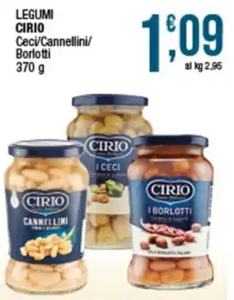 Legumi Cirio Ceci/Cannellini/Borlotti
