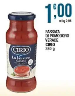 Sidis mini Passata di pomodoro verace Cirio offerta