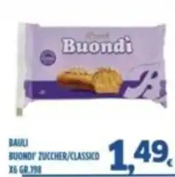 Orizzonte Supermercati Buondi zucchero/classico offerta