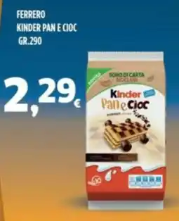 Orizzonte Supermercati Ferrero Kinder Pan e Cioc offerta