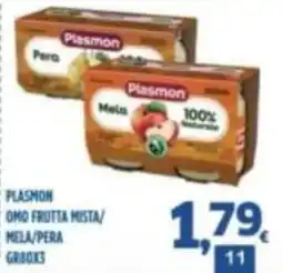Orizzonte Supermercati Plasmon omo frutta mista offerta
