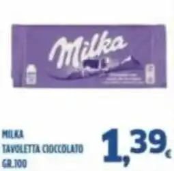 Orizzonte Supermercati Milka Tavoletta Cioccolato offerta