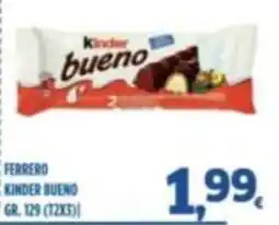 Orizzonte Supermercati Kinder bueno offerta