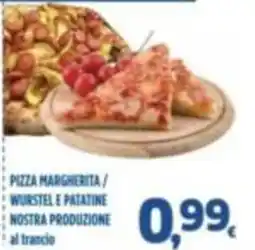 Orizzonte Supermercati Pizza Margherita / Wurstel e Patatine offerta