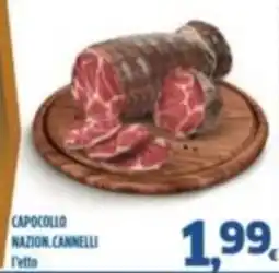 Orizzonte Supermercati Capocollo Nazion Cannelli offerta