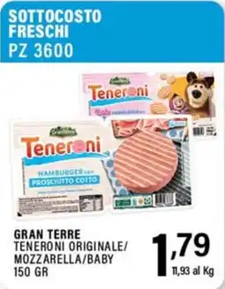 Gecop Teneroni hamburger con prosciutto cotto offerta