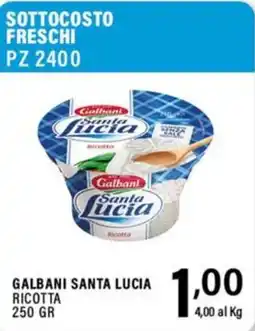 Gecop Galbani Santa Lucia Ricotta offerta