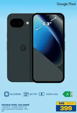 Euronics Bruno Google Pixel 10A 128GB offerta