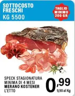 Gecop Speck stagionatura Merano Kostener offerta