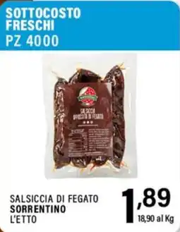 Gecop Salsiccia di fegato Sorrentino offerta