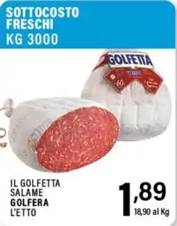 Gecop Il Golfetta Salame Golfera offerta