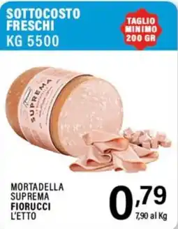 Gecop Mortadella Suprema Fiorucci offerta