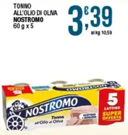Sidis mini Tonno all'olio di oliva Nostromo offerta