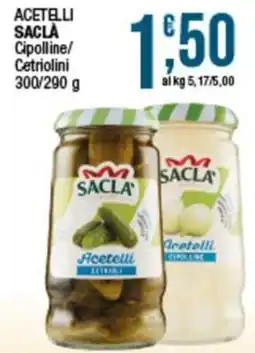 Sidis mini Acetelli Cetriolini offerta