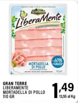 Gecop Gran Terre liberamente mortadella di pollo offerta