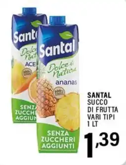 Gecop Santal succo di frutta vari tipi offerta
