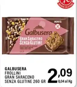 Gecop Galbusera Frollini Gran Saraceno Senza Glutine offerta