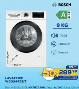 Euronics Bruno Lavatrice Bosch offerta