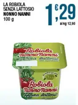 Sidis mini Robiola Nonno Nanni senza lattosio offerta