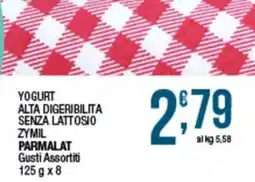 Sidis mini Yogurt alta digeribilità senza lattosio zymil parmalat offerta