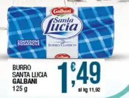 Sidis mini Burro Santa Lucia Galbani offerta