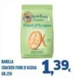 Orizzonte Supermercati Barilla cracker fiori d'acqua offerta