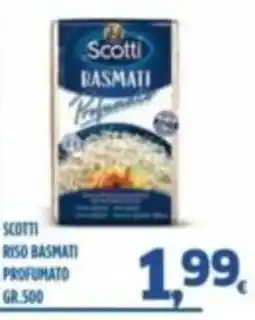 Orizzonte Supermercati Scotti riso basmati profumato offerta