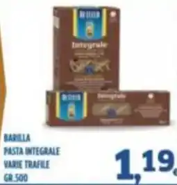Orizzonte Supermercati Barilla pasta integrale offerta