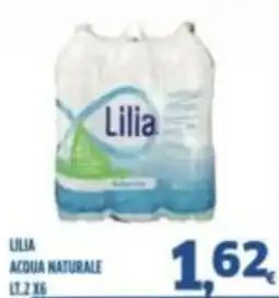Orizzonte Supermercati Lilia acqua naturale offerta