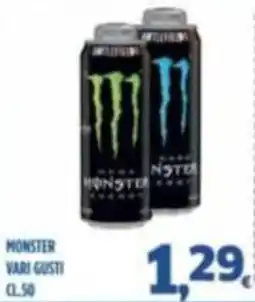 Orizzonte Supermercati Monster vari gusti offerta