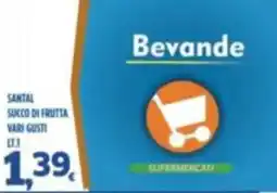 Orizzonte Supermercati Santal succo di frutta vari gusti offerta