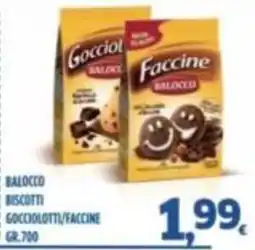 Orizzonte Supermercati Biscotti Gocciolotti/Faccine Balocco offerta
