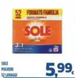 Orizzonte Supermercati Sole polvere offerta