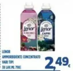 Orizzonte Supermercati Lenor ammorbidente concentrato offerta