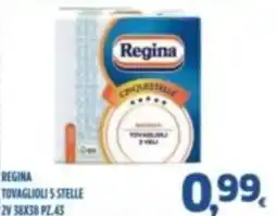 Orizzonte Supermercati Regina tovaglioli 5 stelle offerta