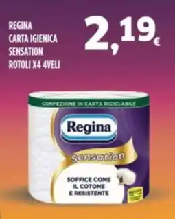 Orizzonte Supermercati Regina carta igienica sensation offerta