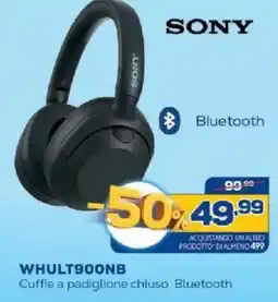 Euronics Bruno Sony Cuffie a padiglione chiuso Bluetooth offerta