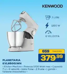 Euronics Bruno Kenwood Planetaria KVL65001WH offerta