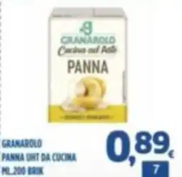 Orizzonte Supermercati Granarolo panna uht da cucina offerta