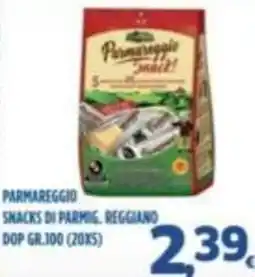 Orizzonte Supermercati Parmareggio Snack offerta