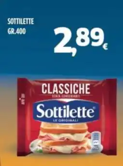 Orizzonte Supermercati Sottilette classiche offerta