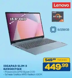 Euronics Bruno Lenovo IDEAPAD SLIM 3 offerta