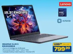 Euronics Bruno Lenovo IDEAPAD SLIM 3 offerta
