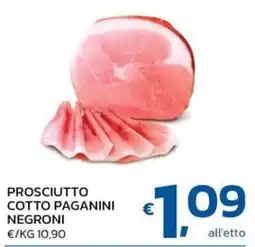 Ok Market Prosciutto cotto Paganini Negroni offerta