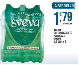 Sidis mini Acqua minerale effervescente naturale Sveva offerta