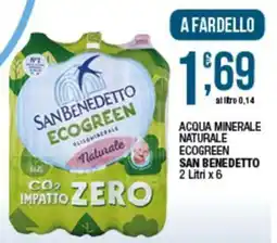 Sidis mini Acqua minerale naturale Ecogreen San Benedetto offerta
